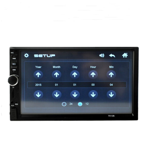 2 DIN Car MP5 Player bluetooth 7 Inch Touch Screen Multimedia Stereo Radio Camera