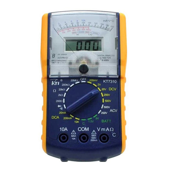 KT7310 Authentic Precision Digital Dual Display Analogue Multimeter Tester