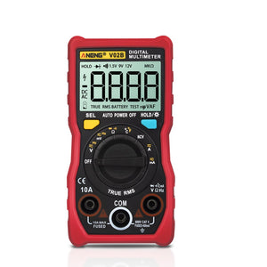 ANENG V02B  4000 Counts Auto-ranging Digital True RMS Multimeter With Temperature Measure Backlight+Flashlight