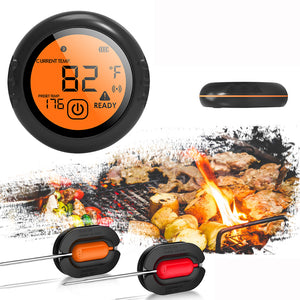 Bluetooth Wireless Smart Meat Thermometer 2 Probes For IOS Android Cooking BBQ