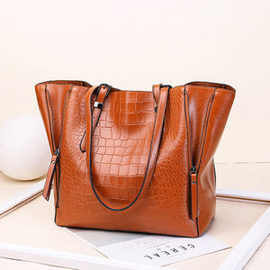 Women Leather Stylish Brief Classic Handbag Shoulder Bag