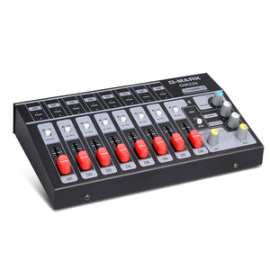 Gmark GM228 8 Channels Stereo Audio Sound Mixer Karaoke Mixer With USB