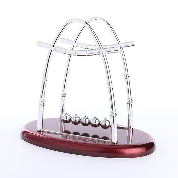 Arc-shaped Newton's Cradle Balance Ball Newton Pendulum Perpetual Motion Instrument Science Toy