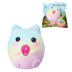 Taburasaa Lovely Cat Squeeze 13cm Slow Rising With Packaging Stress Reliever Decor Gift Soft Toy