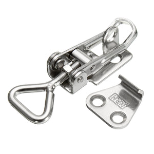 304 Stainless Steel Adjustable Locking Buckle Latch 5.5mm for Case Box Chest