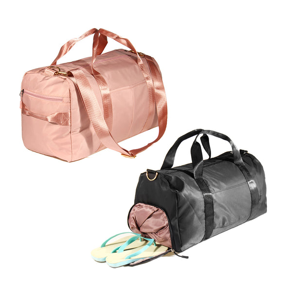Nylon Dry Wet Separation Training Bag Yoga Duffel Shoe Handbag Shoulder Crossbody Bags For Gym Sports