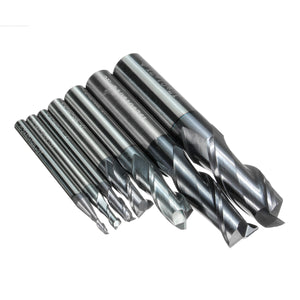 2-12mm Solid Carbide Milling Cutter 2 Flute Slot Drills 2/3/4/6/8/10/12mm Milling Cutter CNC Tool