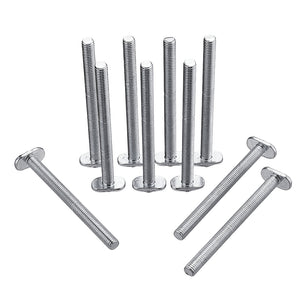 Machifit 10pcs M8x100mm T-Nut Sliding Screws For 30 Series Miter Track T-Slot Woodworking Tool