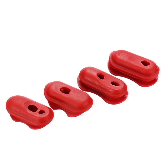 4pcs Plastic Sleeve Red Wire Protection for Xiaomi Mijia Electric Scooter Repair Parts Accessories