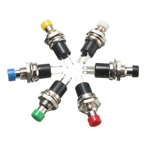 5pcs Miniature SPST Momentary Push Button Switch