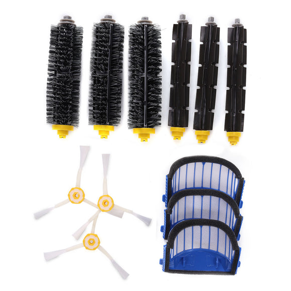 Accessory Replacement Kit Brushes Brushes 3 Armed Aero Vac Filter for iRobot 600 Series