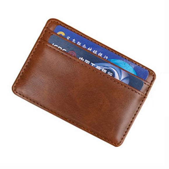 Leather Magic Wallets Men Money Clips Card Purse 2 Colors