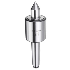 MT2 0.02 Inch Precision Steel Lathe Live Center Taper Tool Triple Bearing