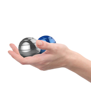 Decompression Gyroscope Rotating Ball Spherical Desk Gyro Optical Illusion Flowing Adults Toy