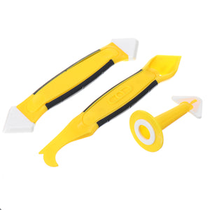 3pcs Scraper Caulking Grouting Tool Sealant Cleaning Window Cleaner Remover