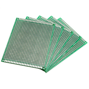 15pcs FR-4 Universal Double Side Prototype PCB Board 7cm x 9cm