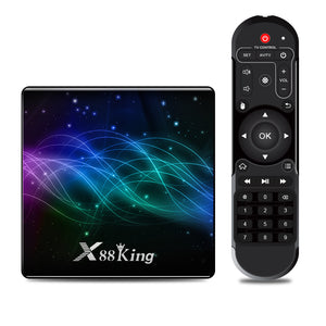 X88 King Amlogic S922X 4GB DDR4 RAM 128GB ROM 1000M LAN 5G WIFI bluetooth 5.0 Android 9.0 4K VP9 H.265 TV Box