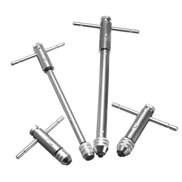 M3-M8 M5-M12 Reversible T Handle Ratchet Tap Wrench