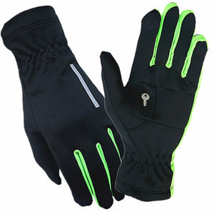 BIKIGHT Winter Outdoor Running Touch Screen Gloves Palm Key Bag Windproof Warm Play Mobile