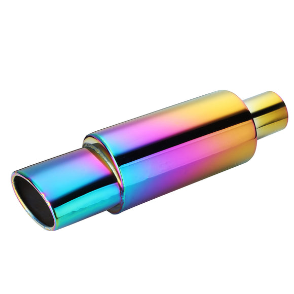 55mm Stainless Steel Exhaust Pipe Racing Muffler Tip Universal