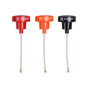 Foxeer Pagoda Pro 5.8GHz 2dBi RHCP FPV Antenna 86mm UFL Black/Red/Orange