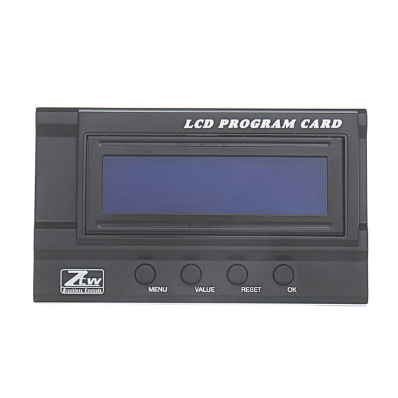 ZTW LCD Program Card for Beast Series 1/5 Rc Car Brushless Electronic Speed Control