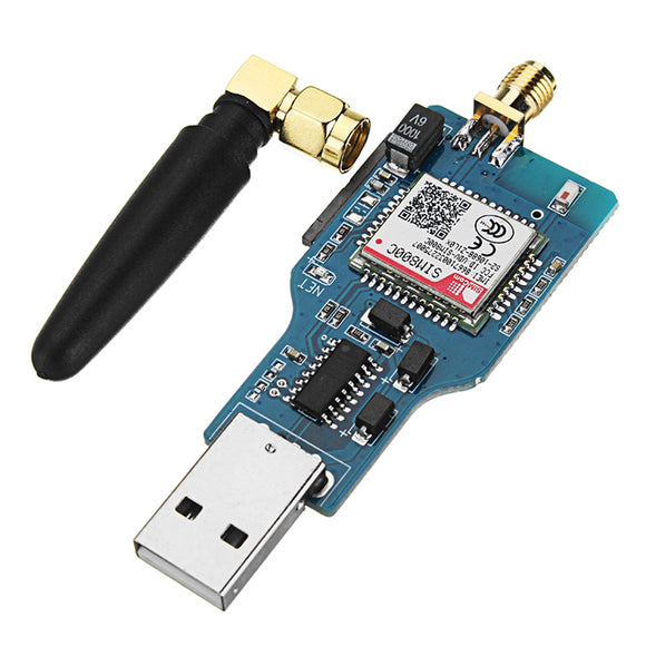 USB to GSM Serial GPRS SIM800C Module With Bluetooth Sim900a Computer Control Calling With Antenna