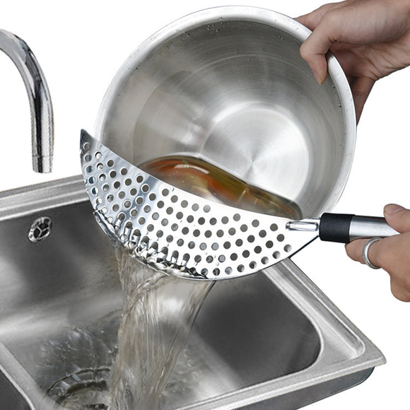 Stainless Steel Fry Pasta Vegetable Drainer Strainer Dishwasher Safe