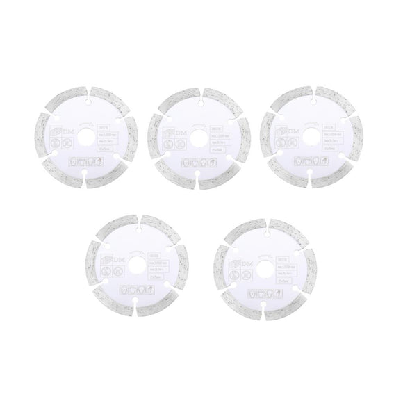 Drillpro 5pcs 85mm Diamond Saw Blade 15mm Bore Circular Cutting Disc