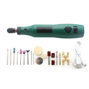 3.6V 7000-15000 r/min Cordless Electric Grinder USB Engraving Pen Grinding Milling Polishing Rotary Tool