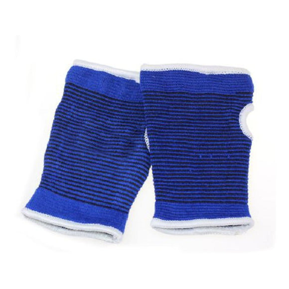 Multifunctional Fitness Palms Professional Knitted Pearl Blue Cotton Yarn Care Palm Gloves