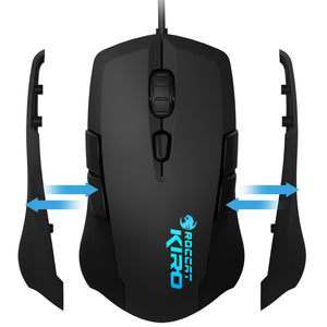 Original Roccat Kiro 4000DPI Modular Build Ergonomics RGB Left and Right-hand Gaming Mouse