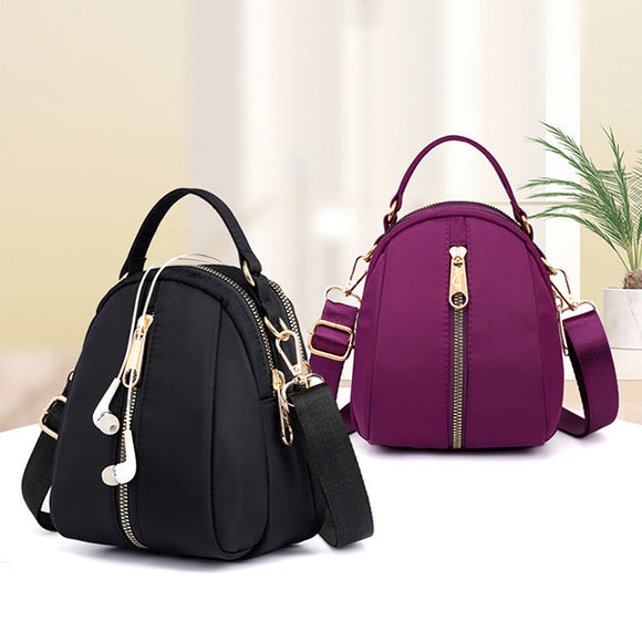 Women Nylon Waterproof Casual Crossbody Bag Multi-slot Handbag