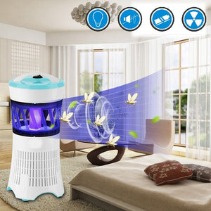 LED Flying Insect Killer Lamp Electric Zapper Bug Mosquito Fly Wasp Trap Pest Control