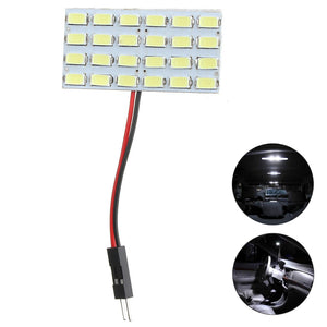 T10 BA9S DC12V 5730/5630 24SMD LED Panel Board Car Interior Dome Lights Reading Festoon Lamp