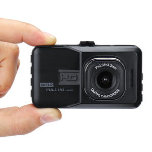 XD101 Dual Lens 3 Inch 720P Driving Recorder 170 Degree Wide Angle Lens Car DVR