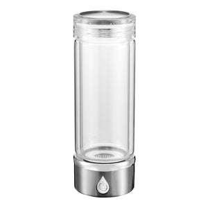 420ml Water Bottle Health Glass 1500PPB SPE Membrane Quantum Hydrogen-rich USB Water Cup