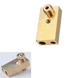 Ultimaker 2 UM2 Brass Heatsink Support Removable Nozzle For 1.75mm Filament 3D Printer Part