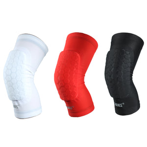 AOLIKES Hex Sponge Protective Knee Pads Basketball Leg Sleeves Compression Knee Braces Knee Pads