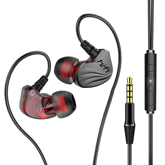 Bakeey Wired Earphones In-Ear 3.5mm Jack 6D Surround Subwoofer Earbuds Stereo Headset With Mic