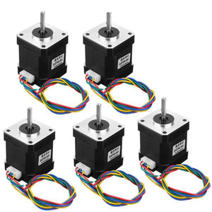 5pcs Nema 17 Stepper Motor 42mm 1.68A for CNC Router