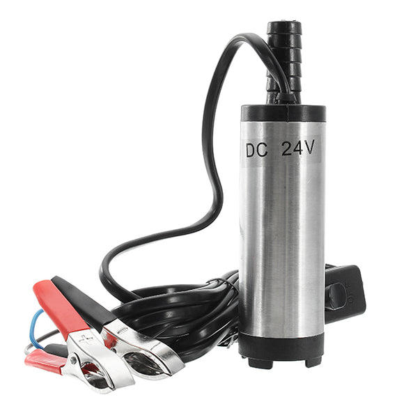 12V/24V Electric Diesel Pump Fuel Water Oil Portable Stainless Steel Diesel Pump