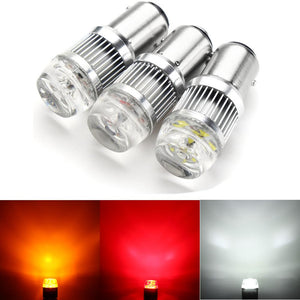 1pcs 1157 BAY15D 6SMD LED Car Reverse Brake Tail Lights Turn Bulb Lamp 30W 600LM DC12-24V