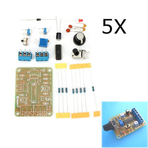 5Pcs DC12 DIY ICL8038 Function Signal Generator Kit Sine Triangle Square Wave Signal