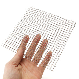 15x15cm Woven Wire Cloth Screen  Stainless Steel 304 4 Mesh