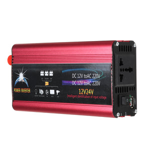 4000W Peak Modified Sine Wave Solar Power Inverter DC 12/24V to AC 220V Converter