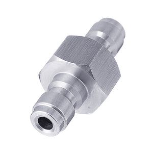 Stainless Steel Male To Male Adapter Foster Fitting Dual Male Quick Connect Adapter