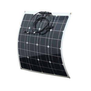 50W 560*540*2.5mm High Efficiency Portable Single Crystal Flexible Solar Panel