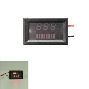 DC 12V36V48V Rectangle Digital Display Volt Meterr Meter For Motorcycle Car Boat