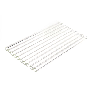 10Pcs 200mm Thick Wall Borosilicate Glass Tube Blowing Tubing Lab Glassware